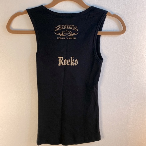 Harley Davidson Tank Top Women’s Black Small from Greensboro NC Year 2005 - Picture 3 of 7